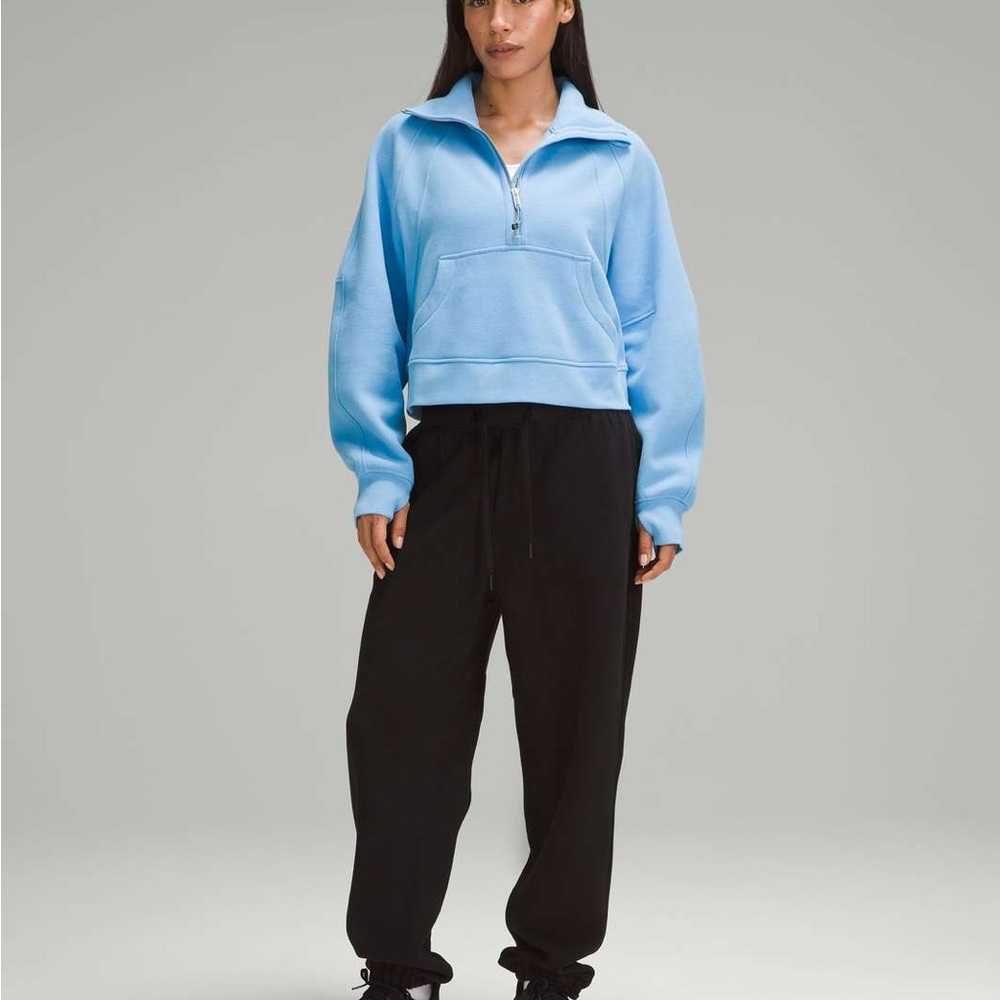Lululemon Scuba Oversized Funnel-Neck Half Zip
Aero Blue